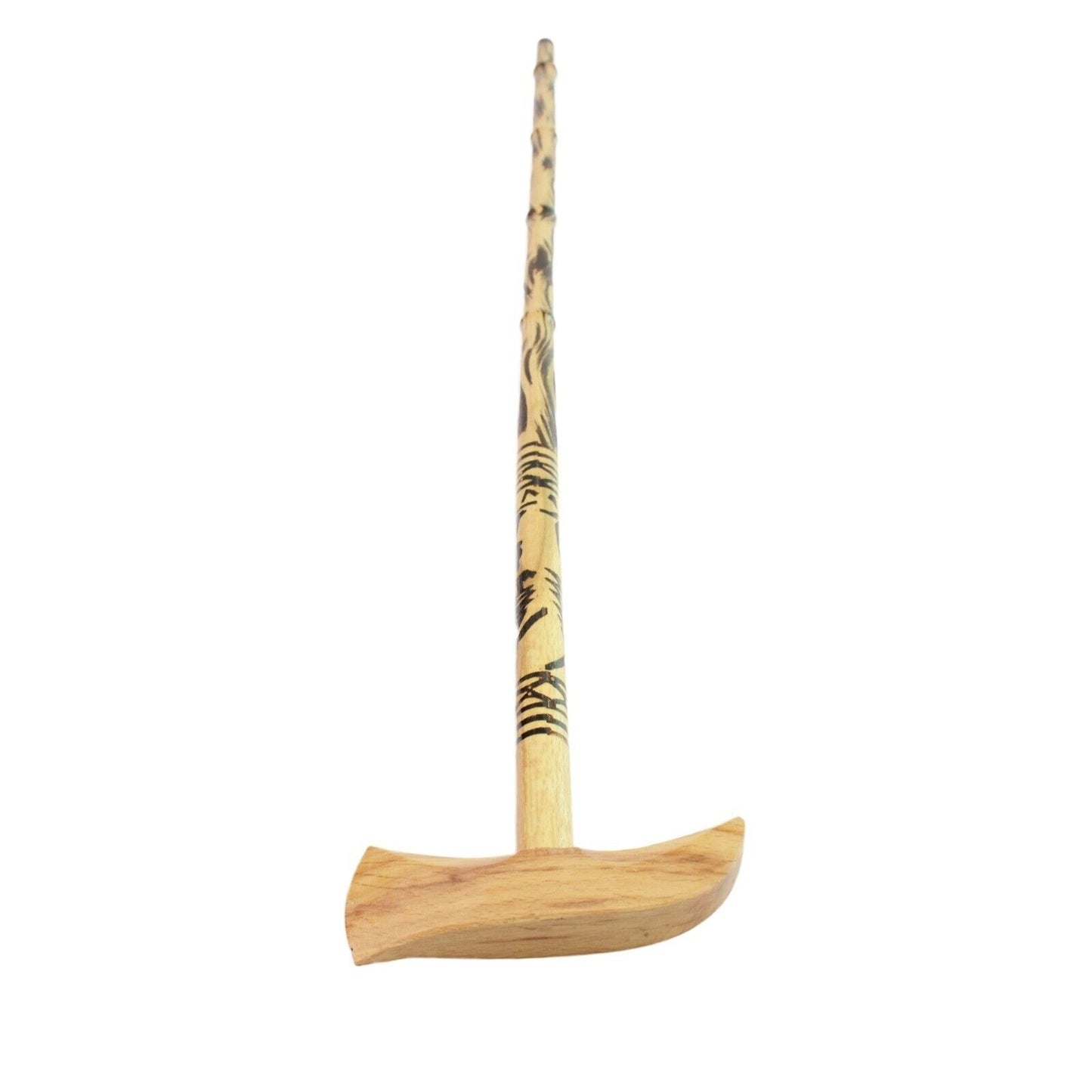 Traditional Lightweight Strong Unisex Hand Carved Walking Stick Cane w Symbols