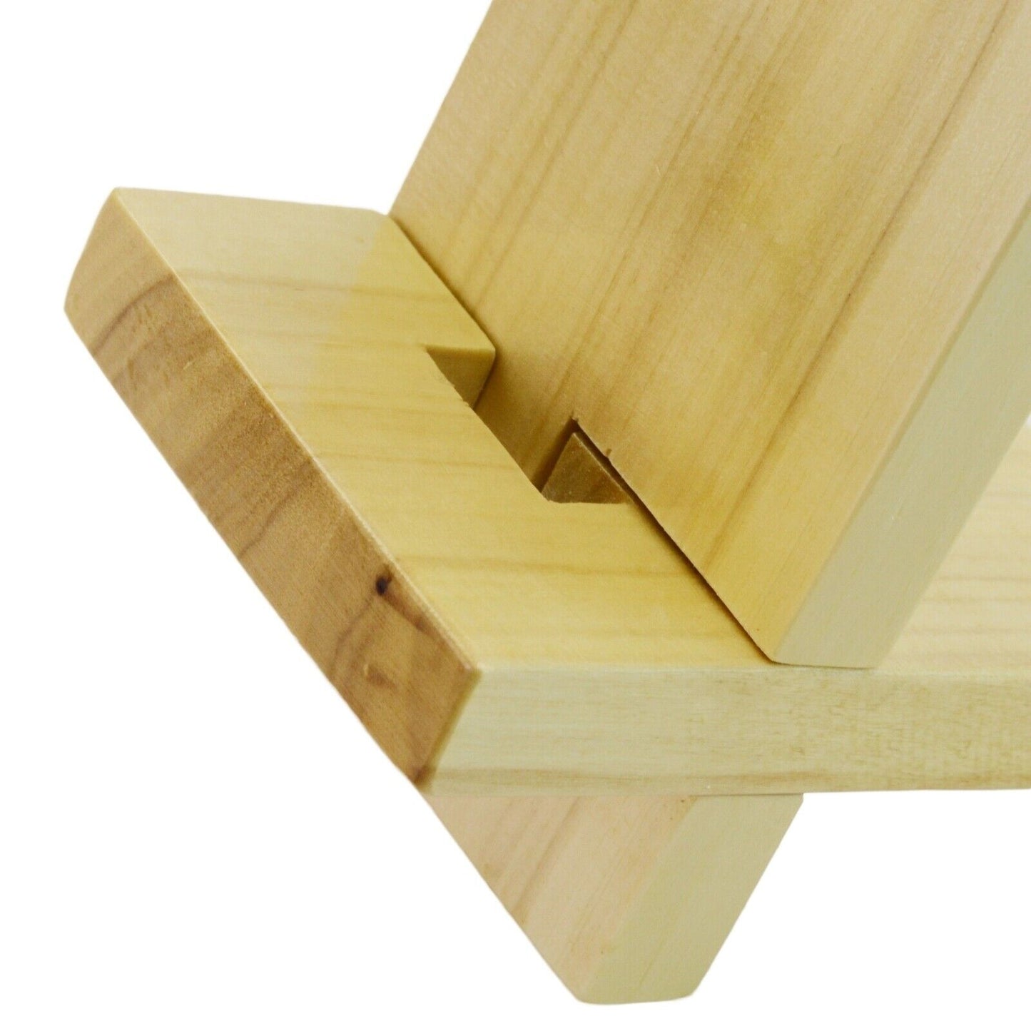 Handmade Wood Natural Dock Stand Holder For Apple iPhone iPad Phones Samsung