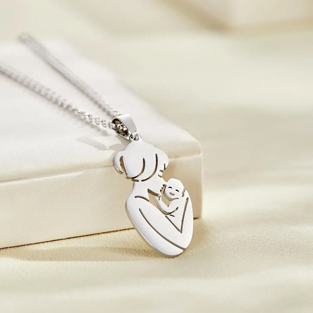 Personalize Name Necklace for Mother Baby  Family Pendant Jewellery Gifts