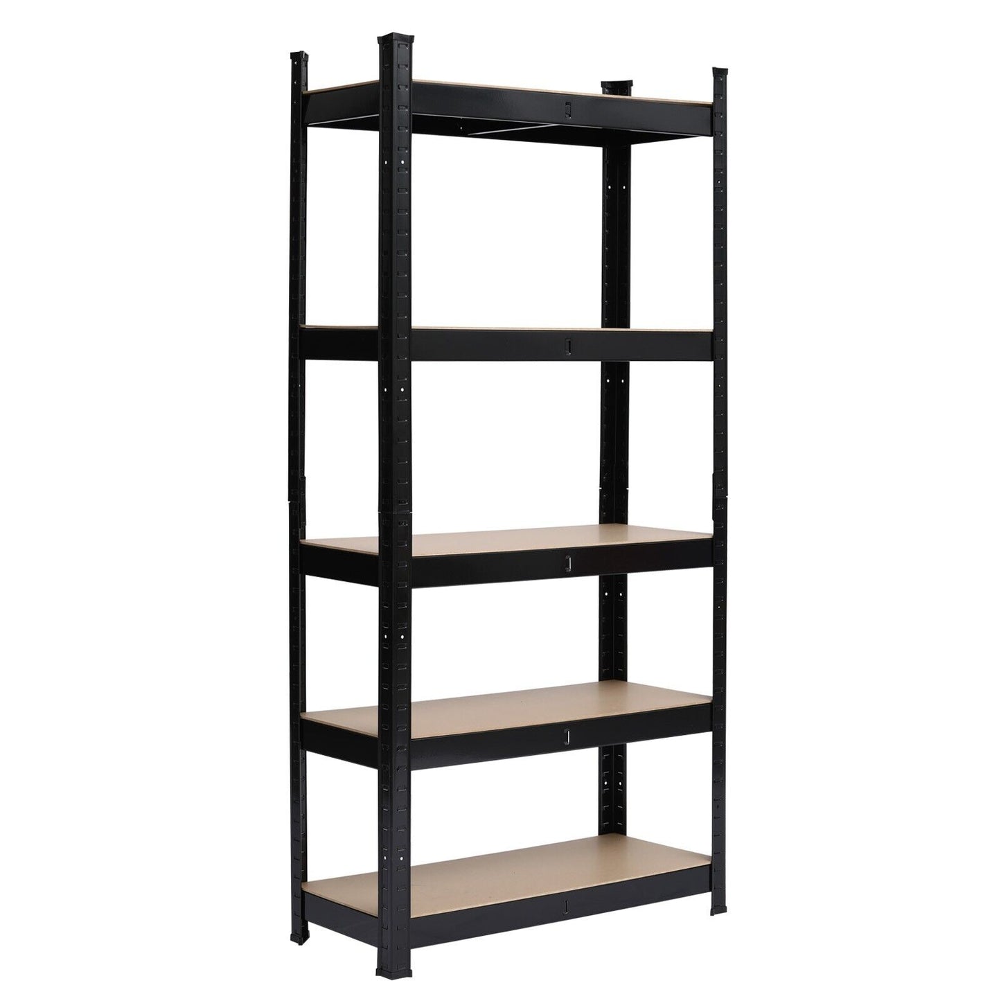 5 Tier Heavy Duty Boltless Metal Shelving Shelves Storage Unit Racking Garage UK