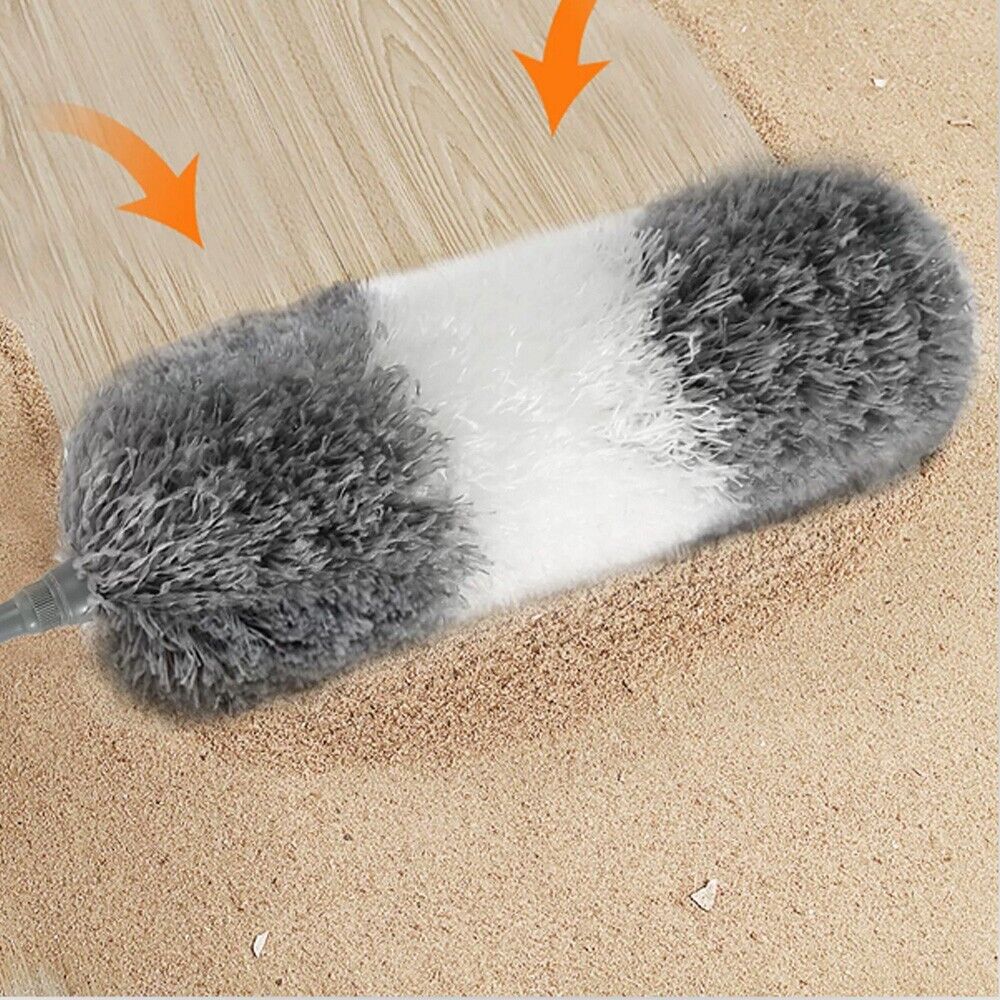Extendable Feather Duster Long Telescopic Duster Magic Static Duster Brush 245cm