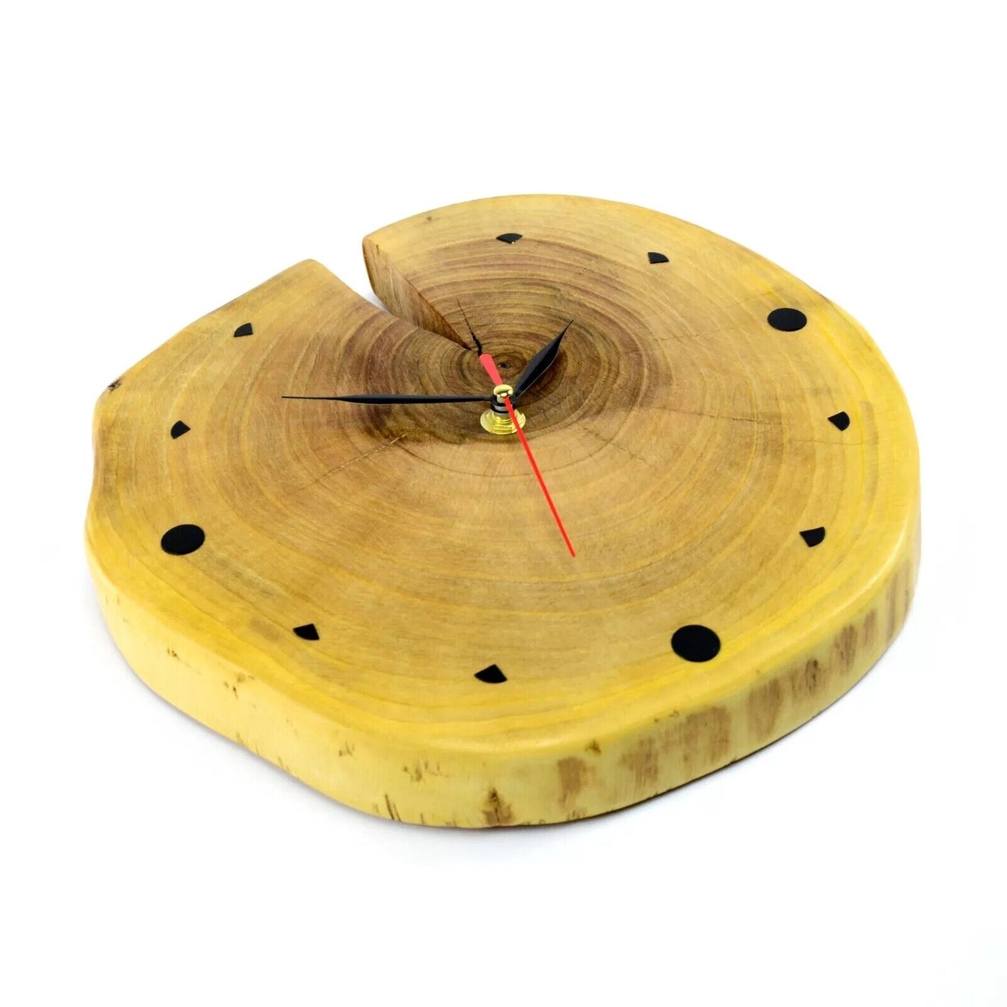 Unique Wall Clock Handmade Wooden Rustic Shabby Unusual Decor Home Clocks Gift
