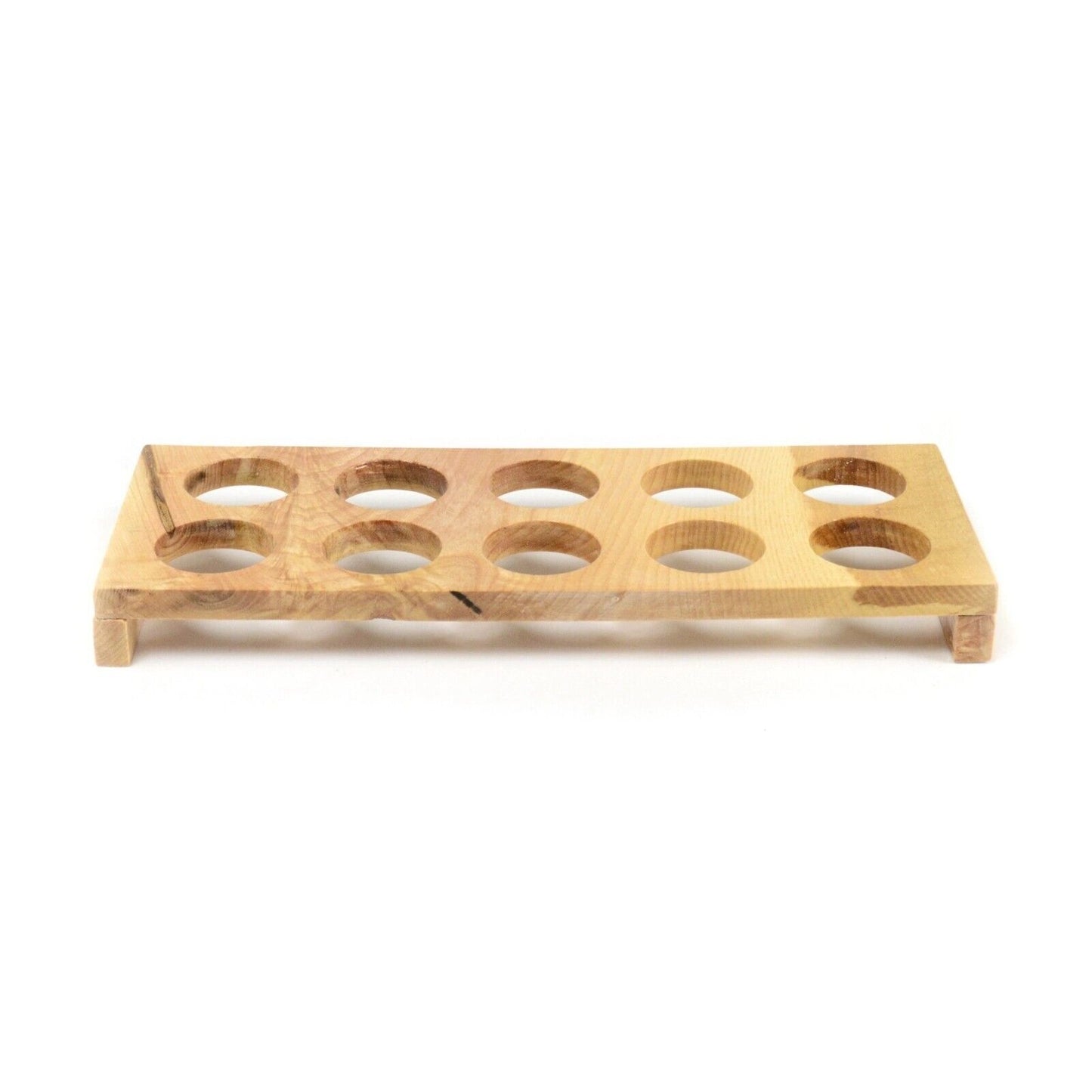 Wooden Egg Holder Home Decor Kitchen Storage Rack Display 12 Eggs Handmade