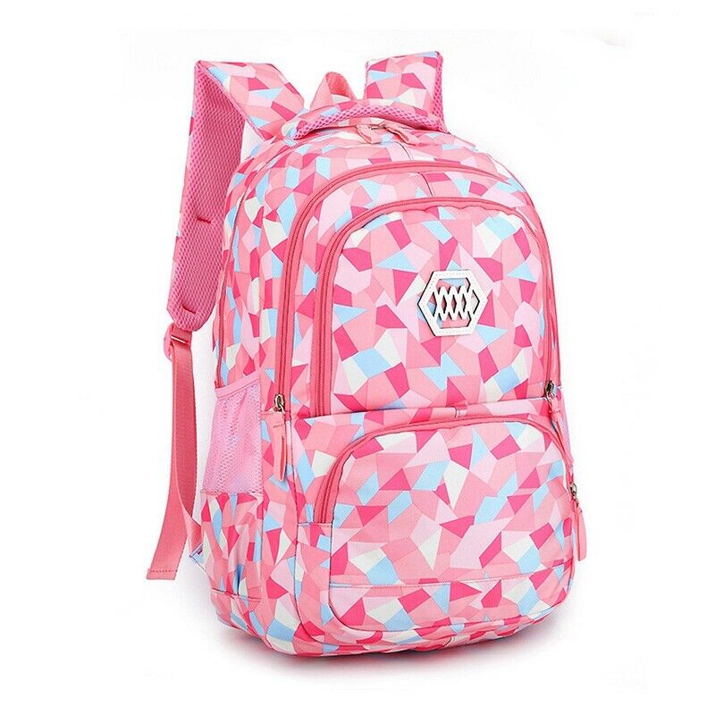 Geometric Pattern Backpack for Girls and Boys Middle School Bag Elementary Bookb