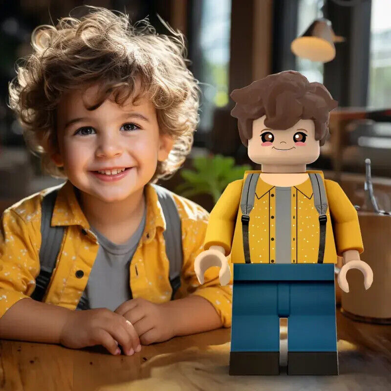 Personalized 3D Print Custom Giant Minifigs Photo Giant Minifigs Turn Your Photo