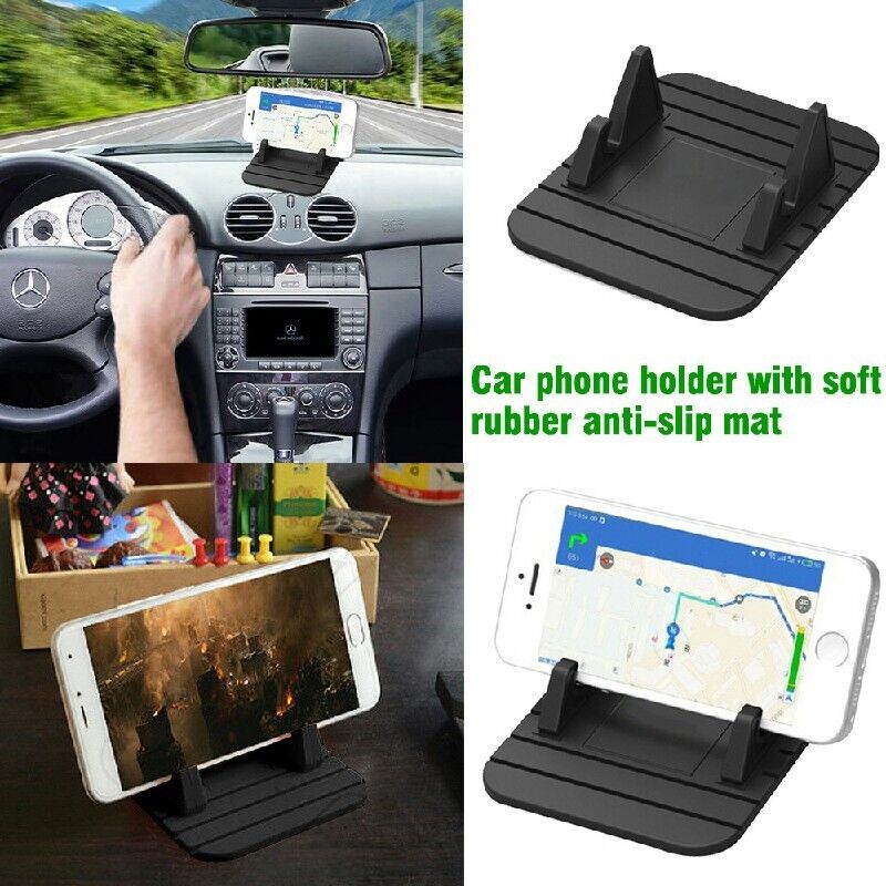 Car Dashboard Non-slip Mat Rubber Mount Holder Pad Mobile Phone Stand Accessory