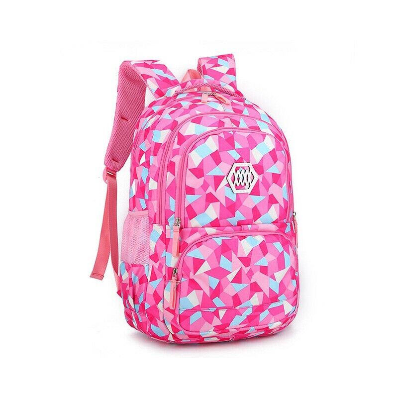 Geometric Pattern Backpack for Girls and Boys Middle School Bag Elementary Bookb