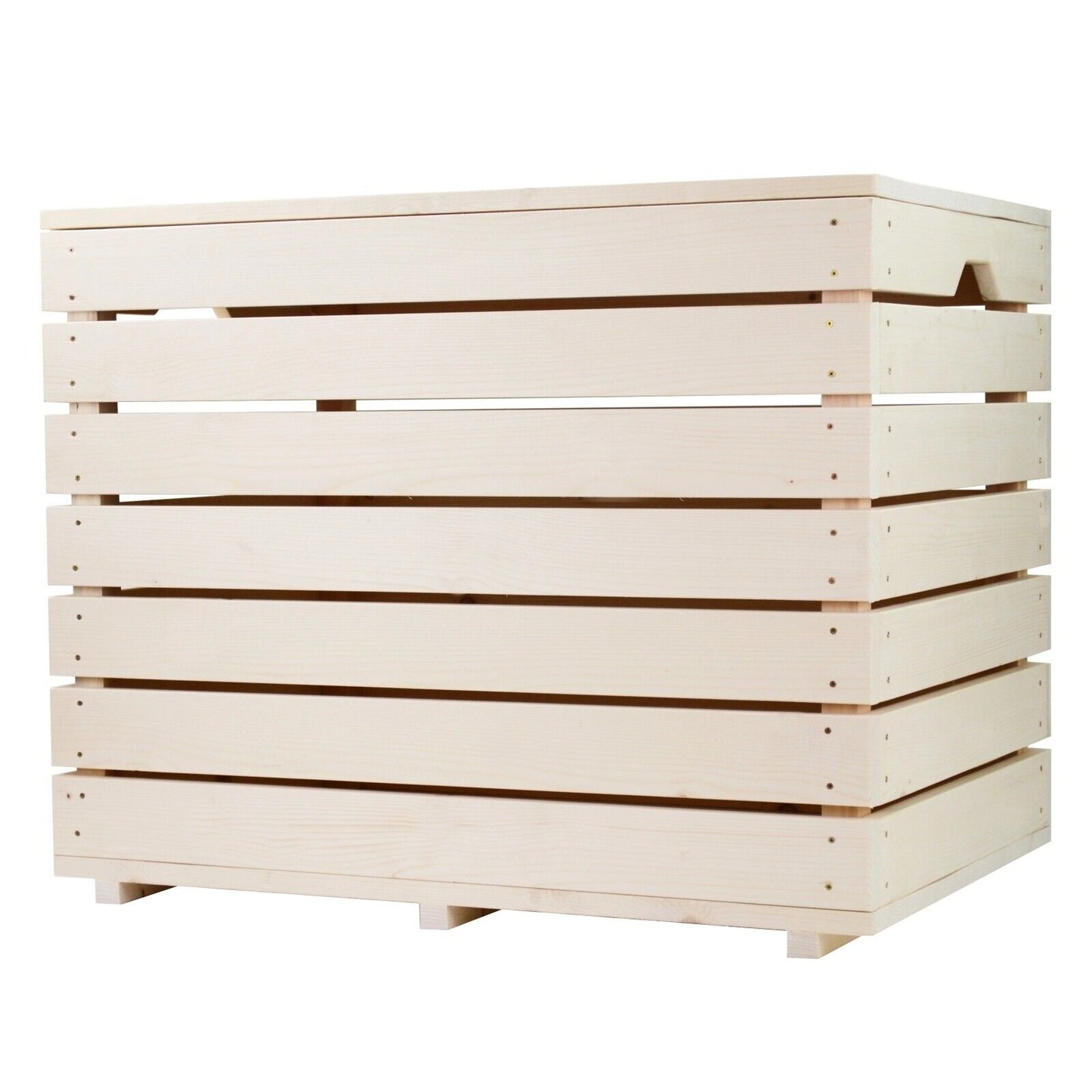 Extra Large Chest Pine Wood Storage Wooden Souvenirs Box with Lid Decoupage