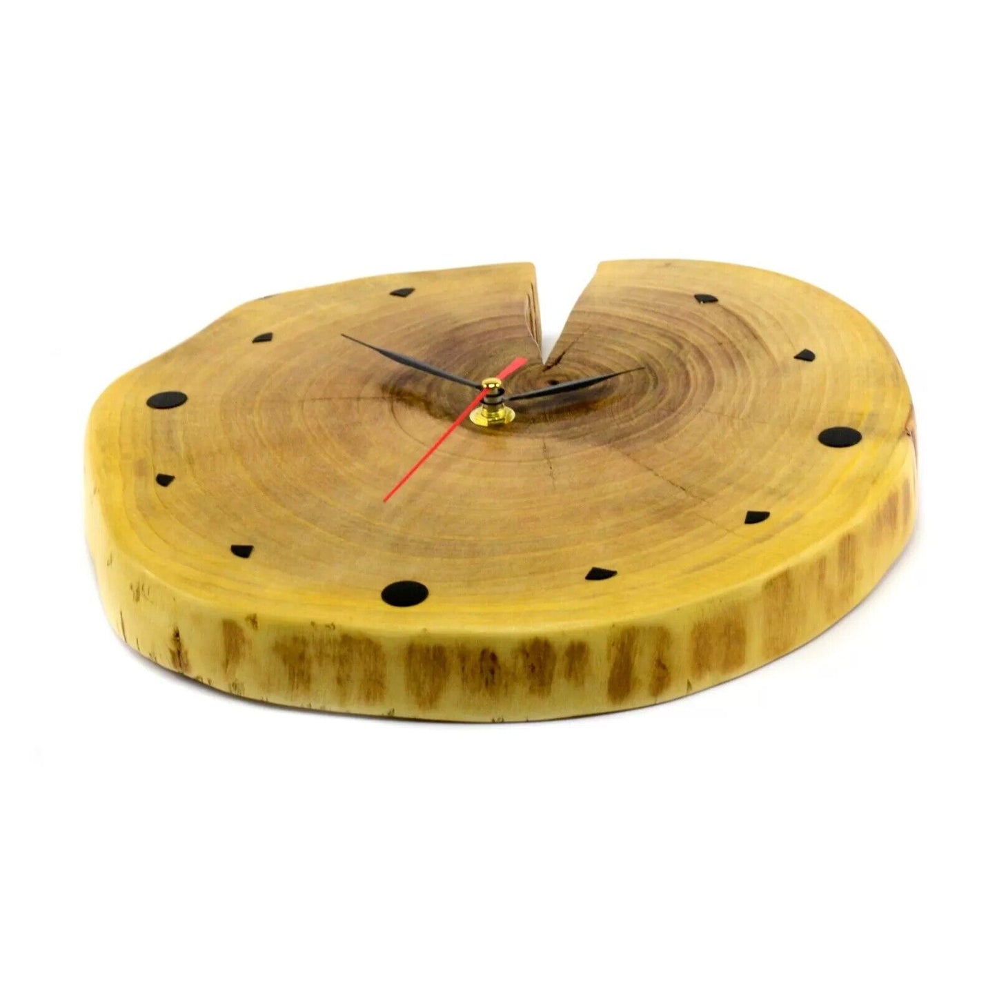 Unique Wall Clock Handmade Wooden Rustic Shabby Unusual Decor Home Clocks Gift