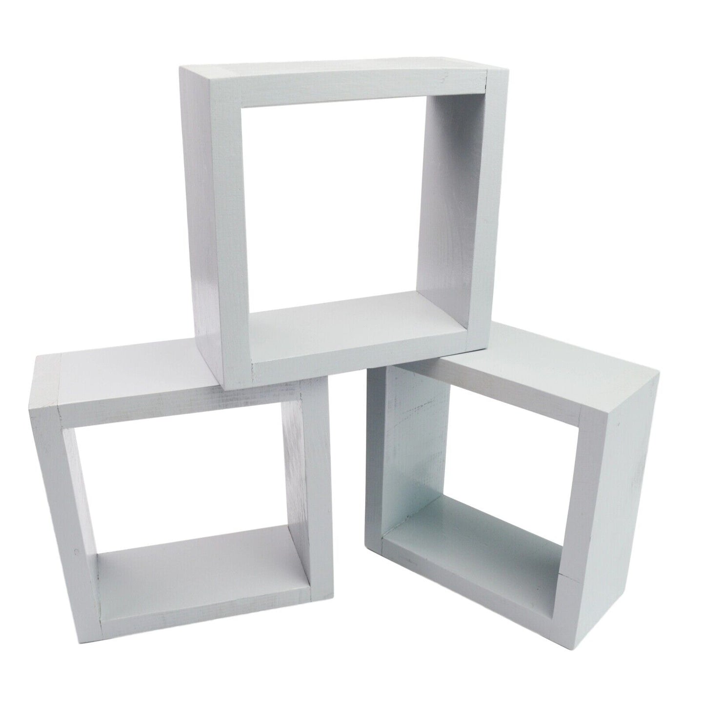Cube Wooden Storage Shelf Wall Mounted Hanging Bookcase Display Shelving Unit