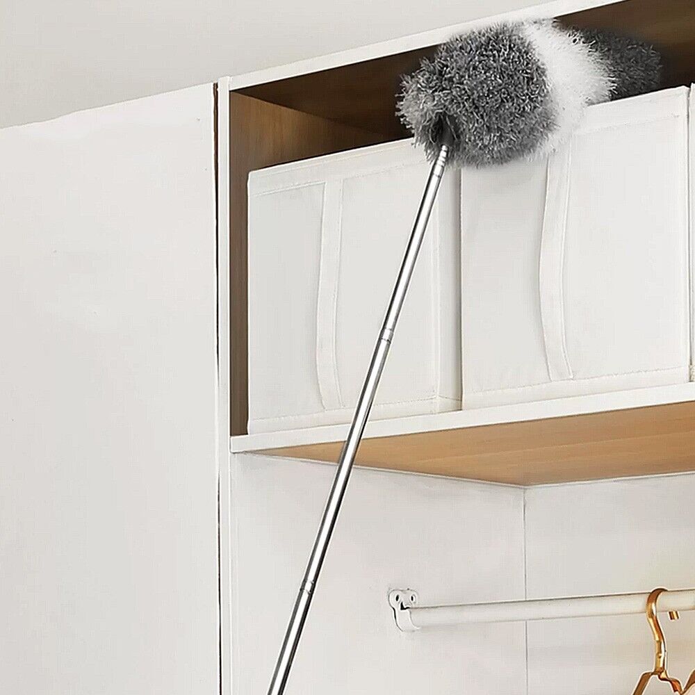 Extendable Feather Duster Long Telescopic Duster Magic Static Duster Brush 245cm