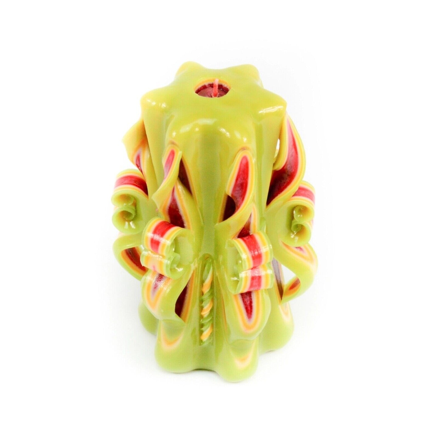Valentines Day Hand Carved candle decor candle home Vivid Colour Creative Design