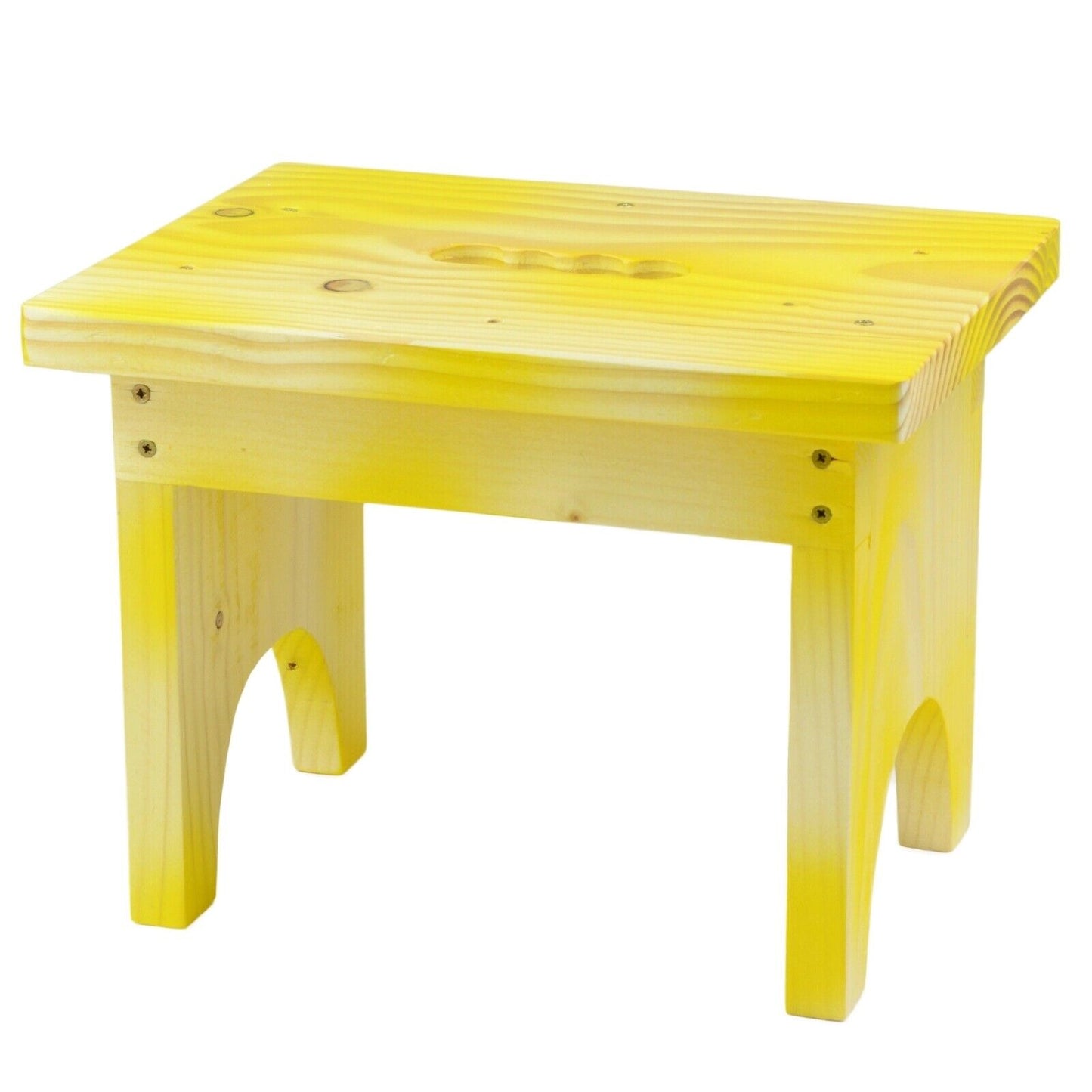 Kids Colourful Solid Wood Wooden Eco Friendly Stool Child Toddler Children
