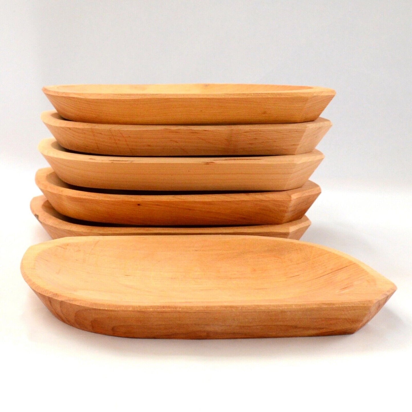 Handmade Wooden Serving Dish Serving Tray Restaurant  Barbecue Platter Rustic