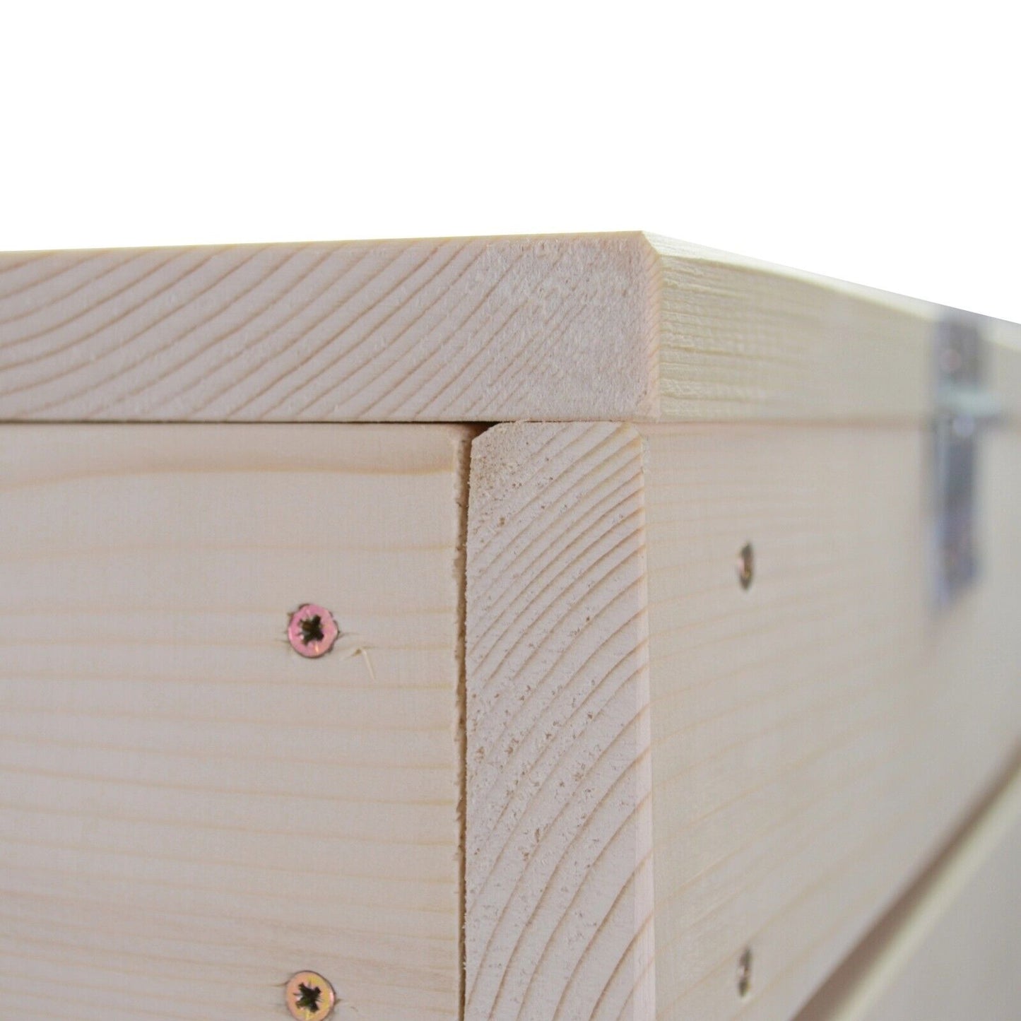 Extra Large Chest Pine Wood Storage Wooden Souvenirs Box with Lid Decoupage