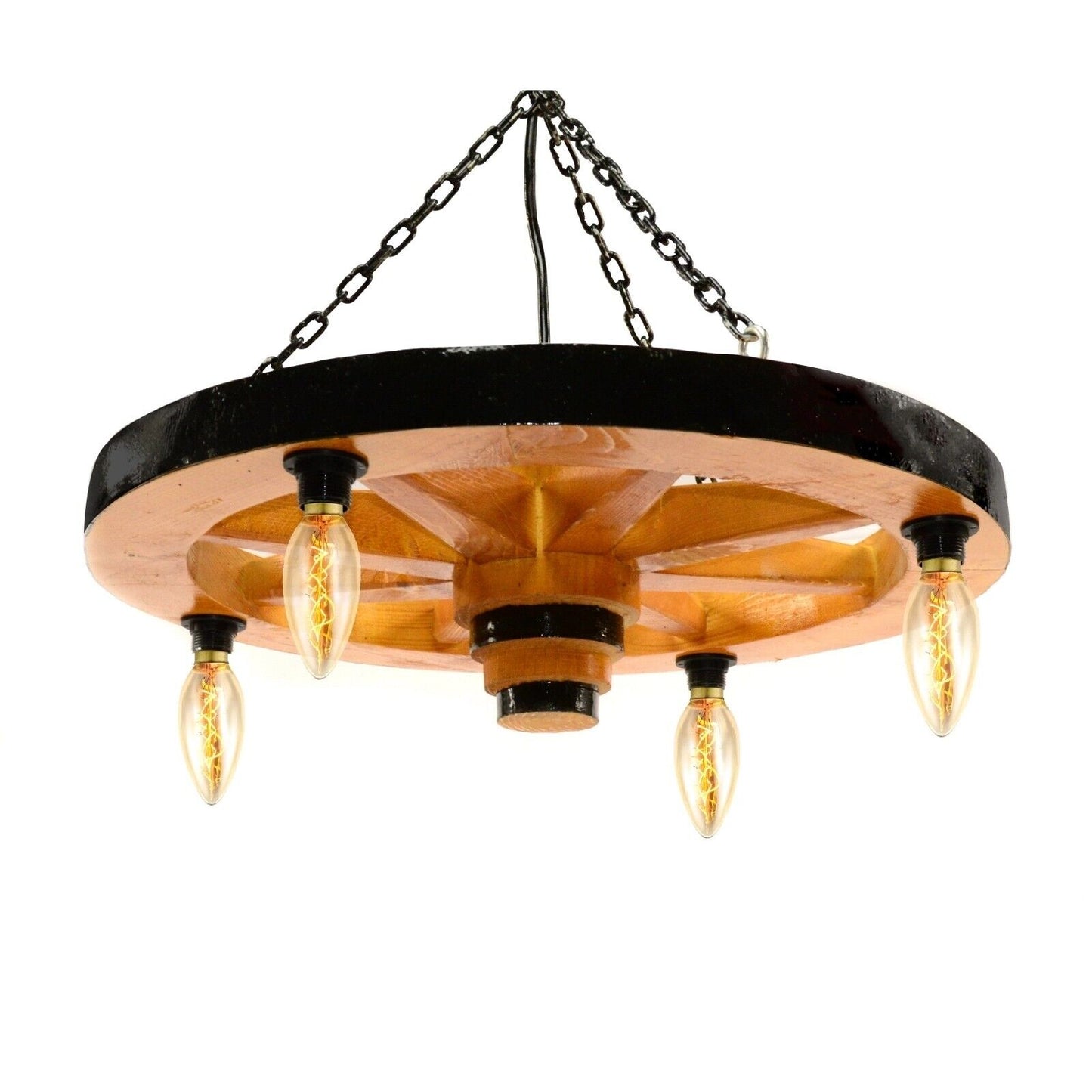 Chandelier Wagon Wheel Ceiling Light Industrial Chandelier Rustic Chandelier