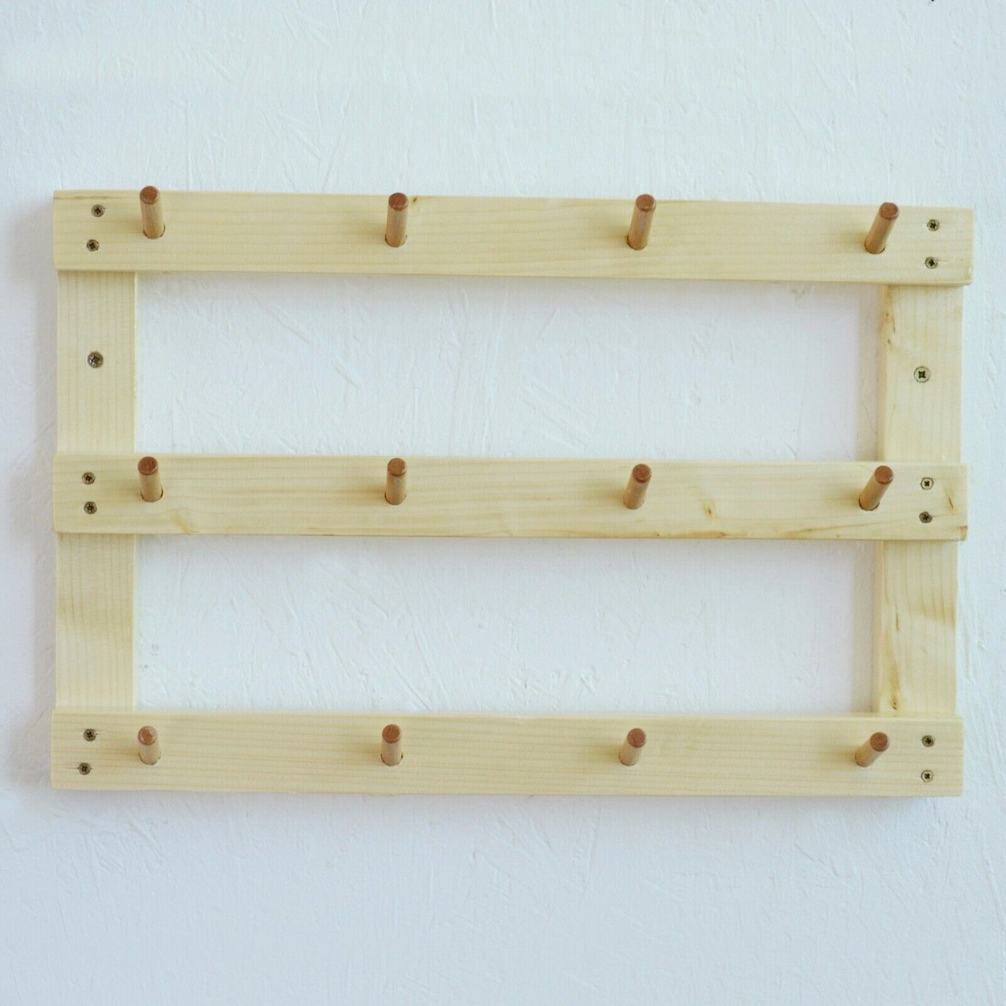Handmade Rustic Wooden Rack Key Holder Wall Rack Shabby Chic Eco Friendly