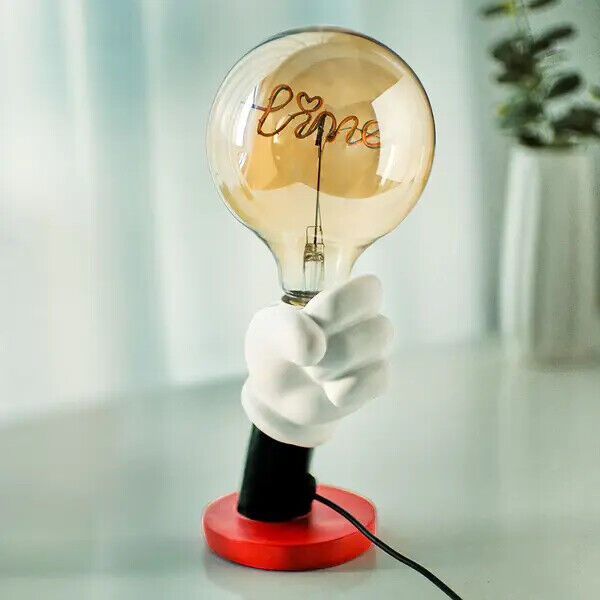 Personalised Filament Modeling LED Bulb Table Lamp Decorative Gift Custom Text