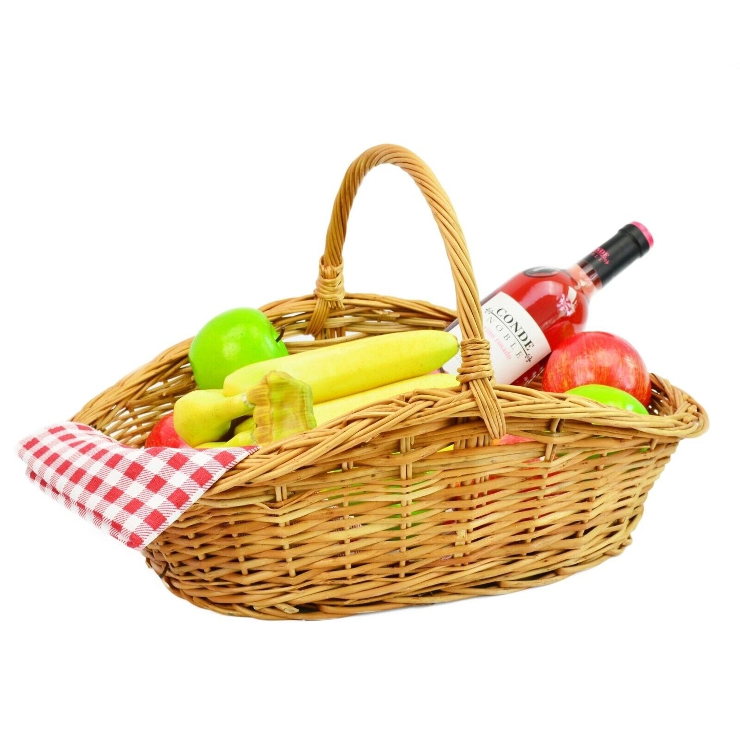 Classic Wicker Picnic Hamper Christmas Gift Hampers Shop Retail Display Home Dec
