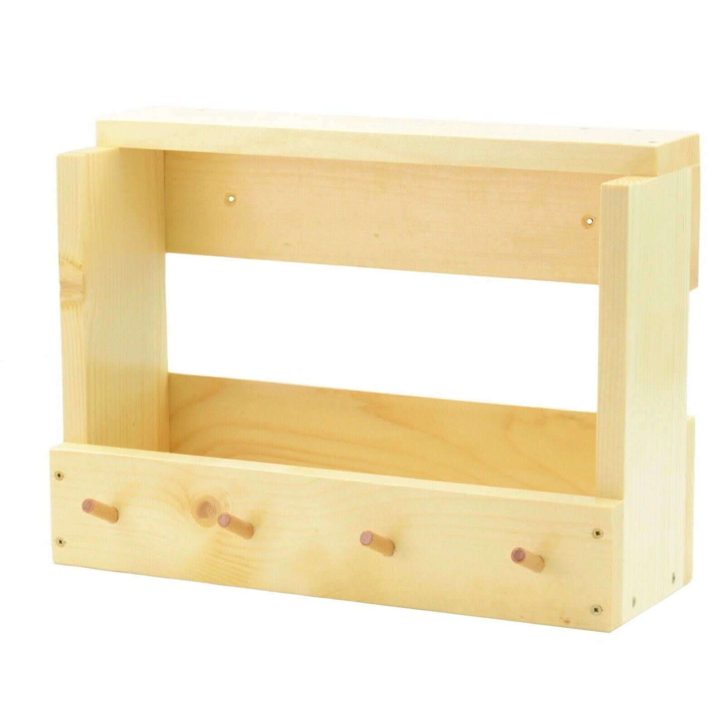 Handmade Wooden Wall Mounted Key Holder Letter Holder Unique Hanger Hooks Rack