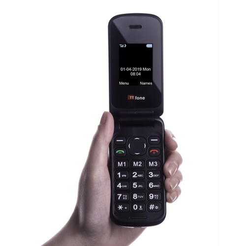 TTfone Flip TT140 Mobile Phone Camera Bluetooth Cheapest Folding Easy Phone