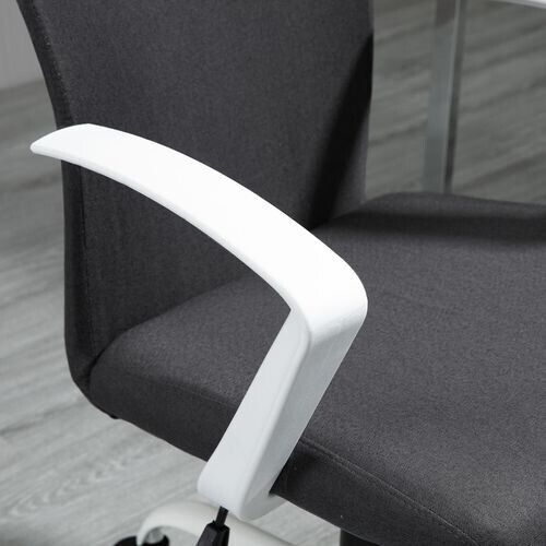 Office Chair Adjustabl Swivel Office Flexible Grey/White PC Computer Desk Chairs