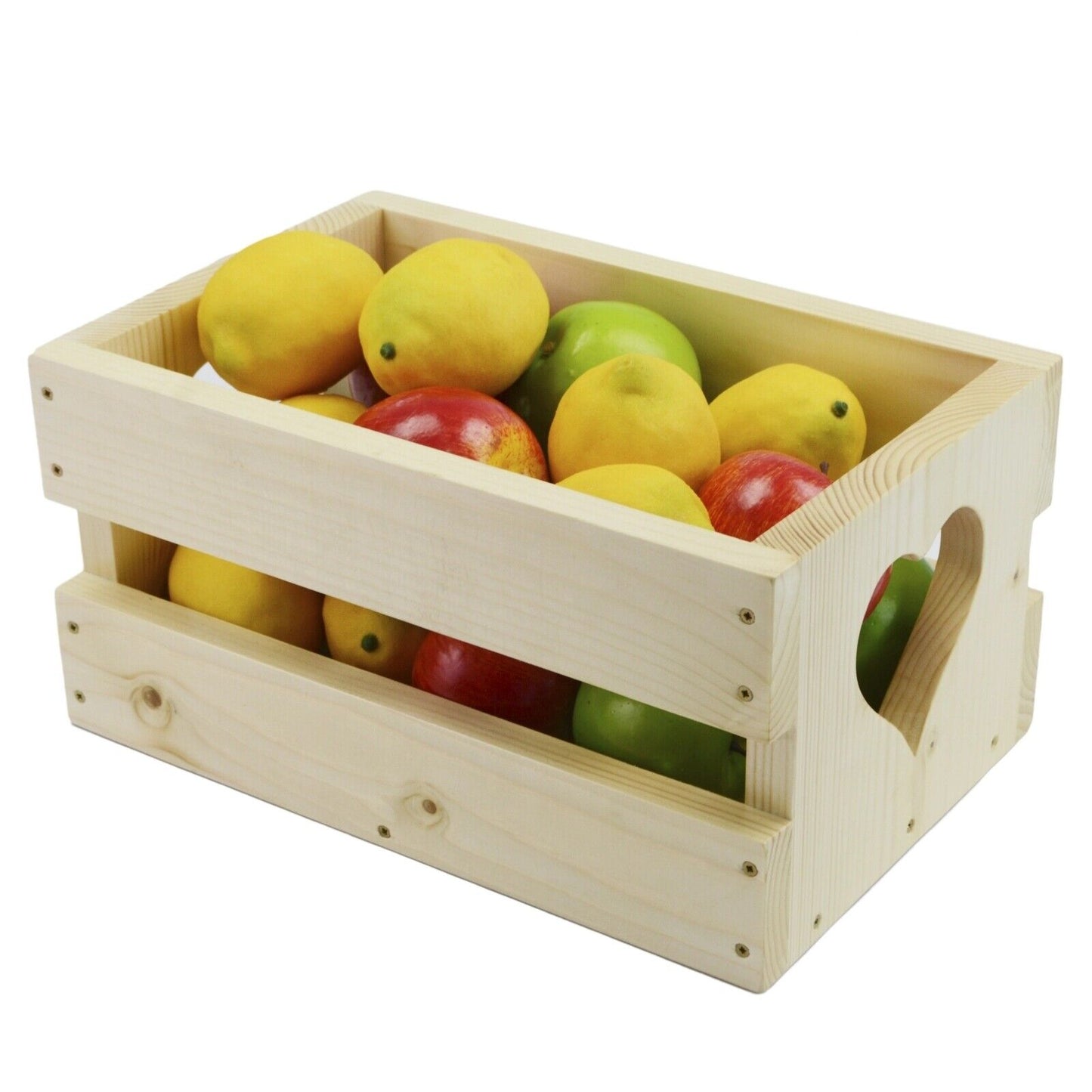 Heart Shaped Box Wooden Fruit Wine Storage Crate Unique Home Decor  Organiser