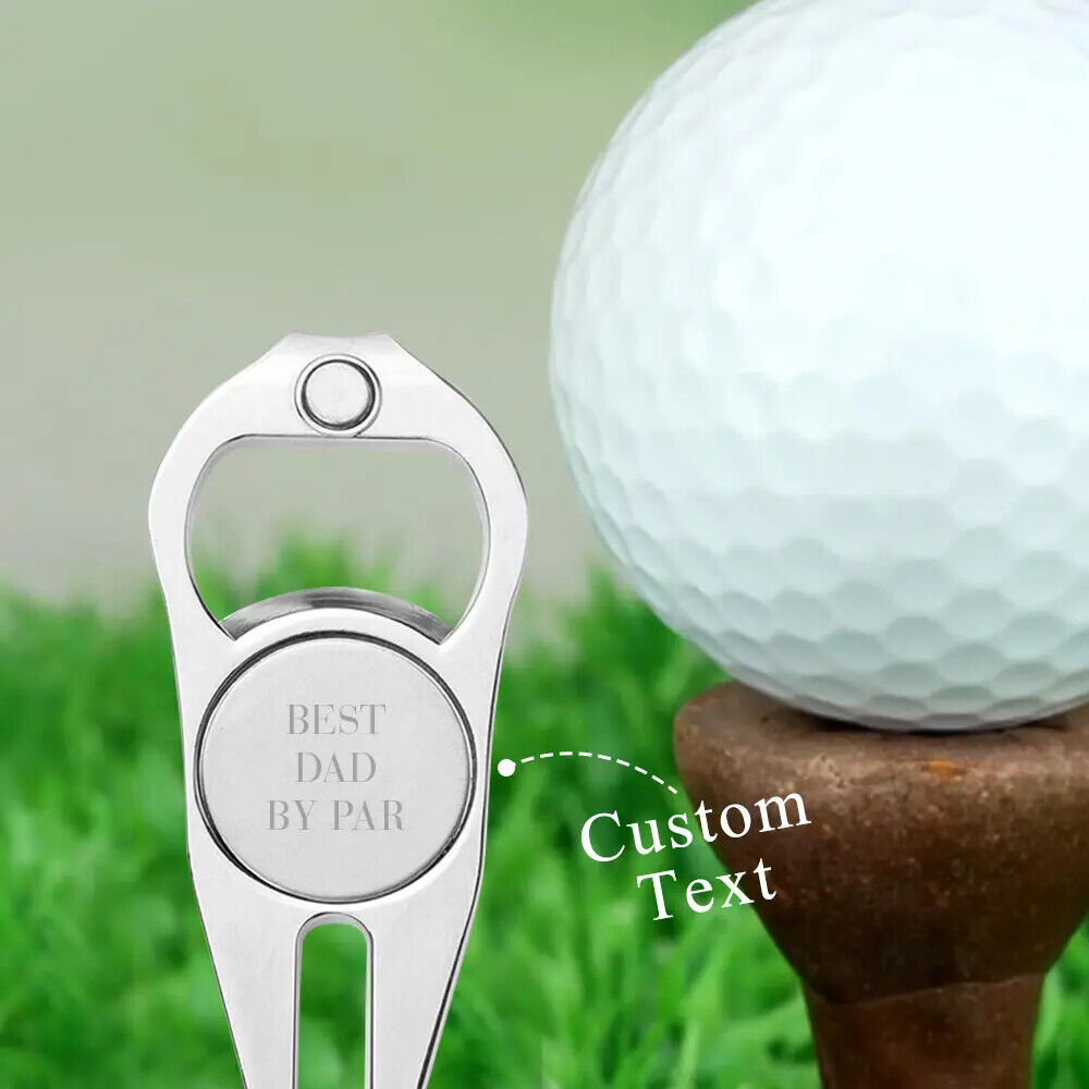 Personalised Golf Ball Fork Gifts For DAD Golfing Accessories Dad Husband