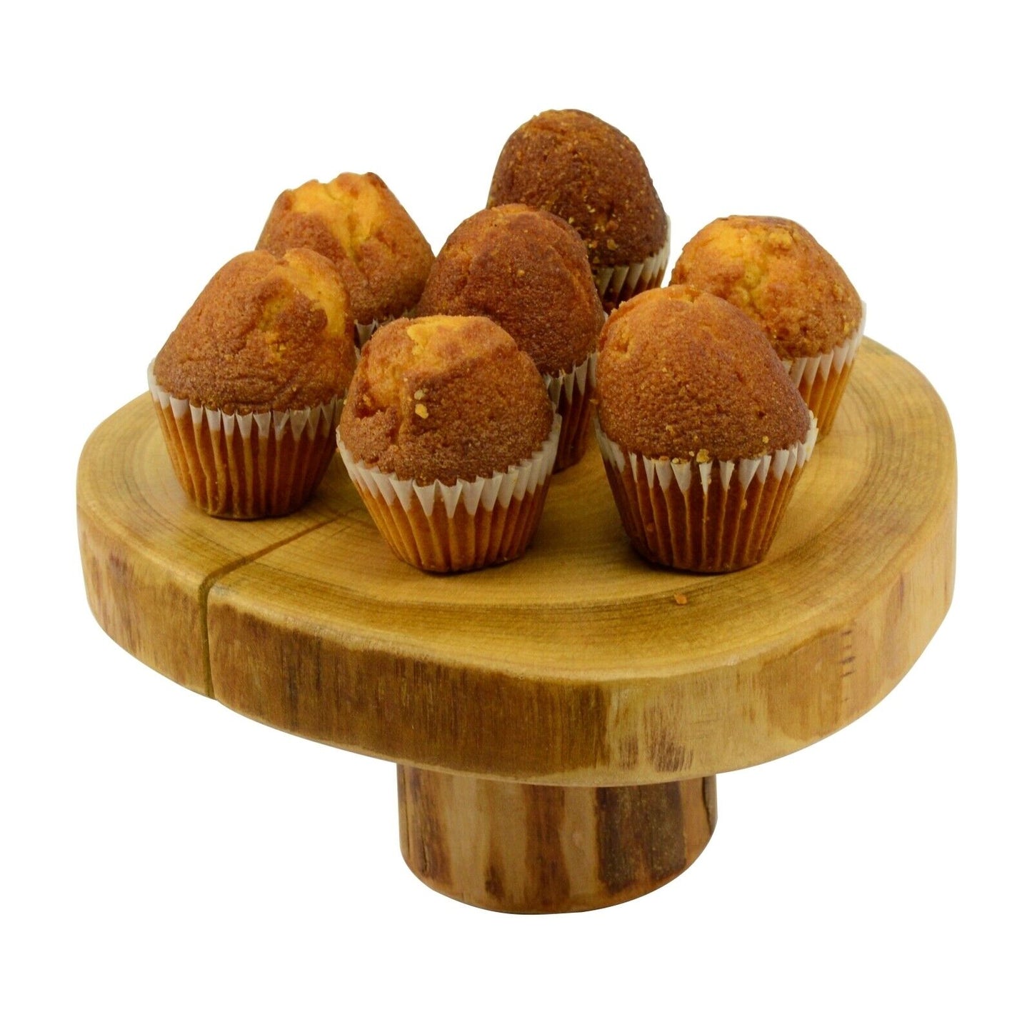 Handcrafted Natural Cake stand Wooden Slice Fruit Cupcake platform Cake Display