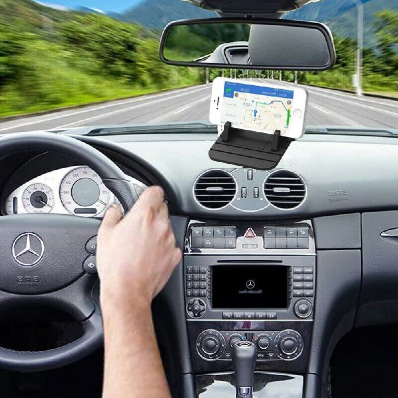 Car Dashboard Non-slip Mat Rubber Mount Holder Pad Mobile Phone Stand Accessory