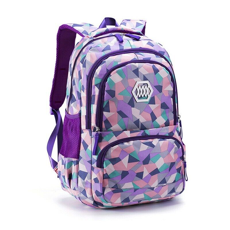 Geometric Pattern Backpack for Girls and Boys Middle School Bag Elementary Bookb