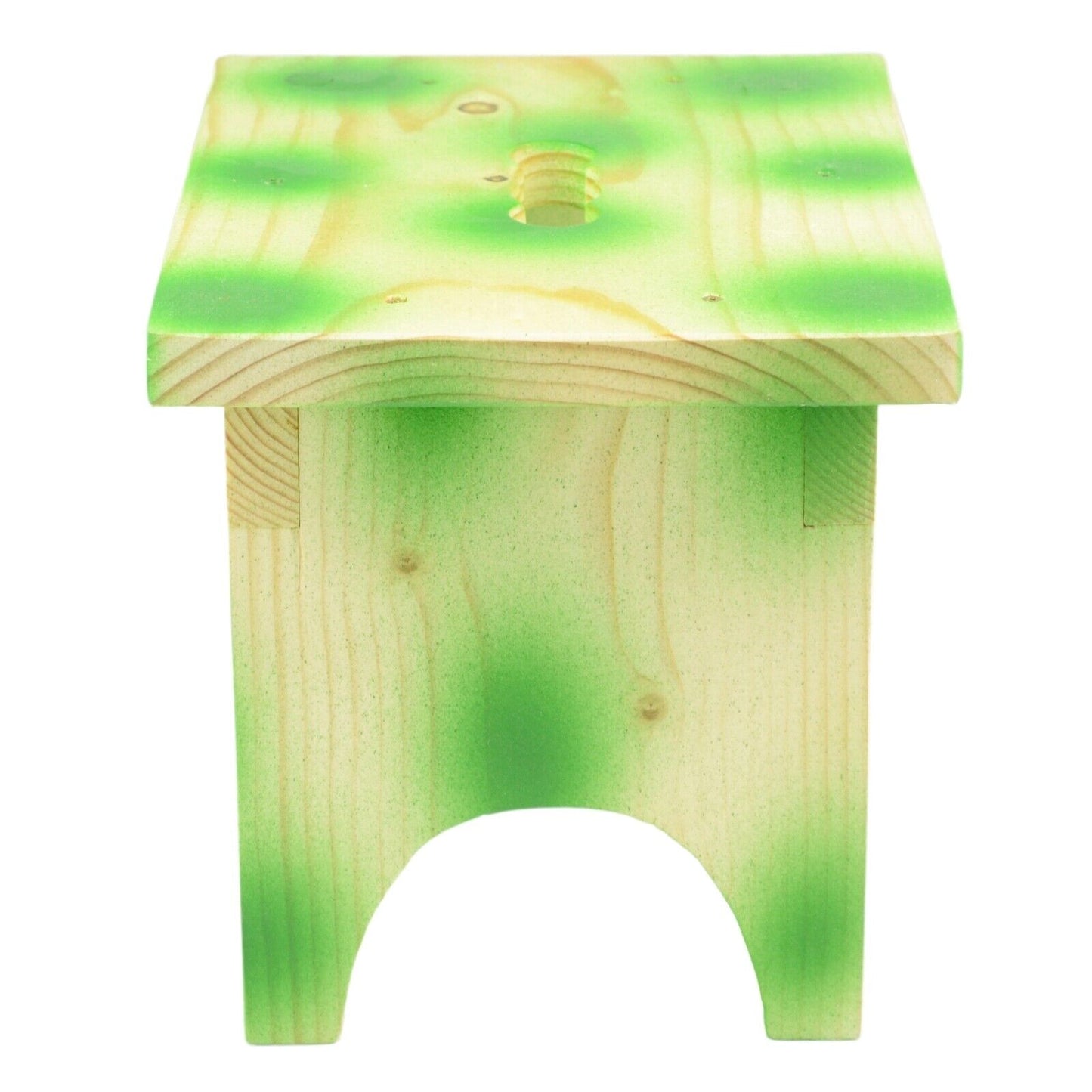 Kids Colourful Solid Wood Wooden Eco Friendly Stool Child Toddler Children