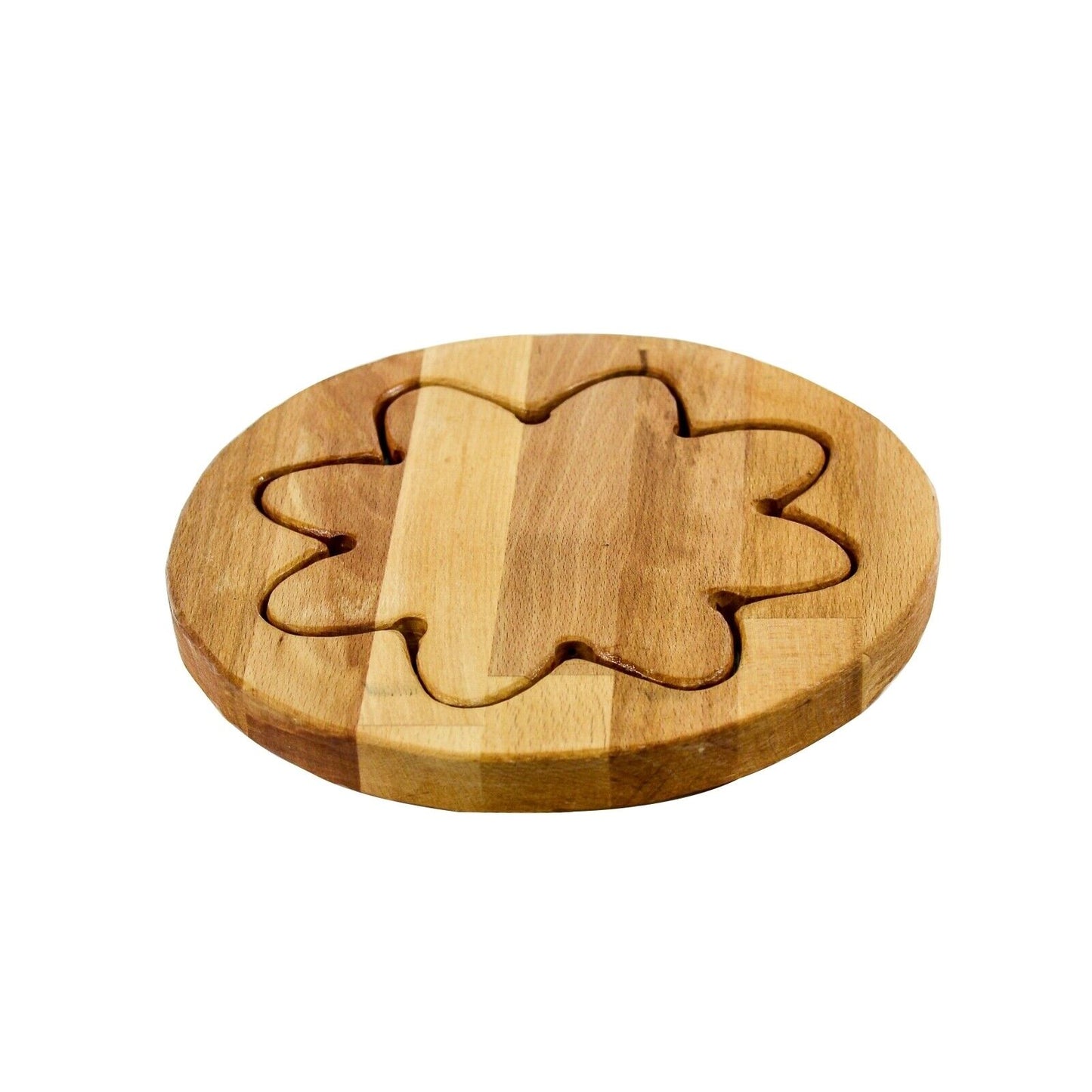 Handmade Kitchen Round Wooden Trivet / Teapot Hot Pots & Pan Stand Holder