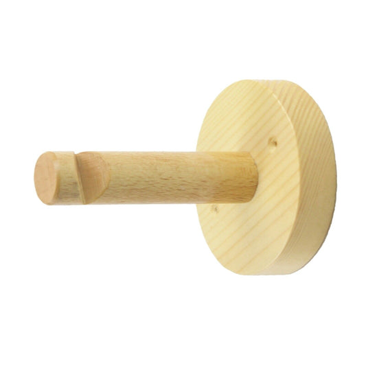 Handmade Coat Hang Hook Single Prong Sanded Wooden Clothes Storage Eco Friendly