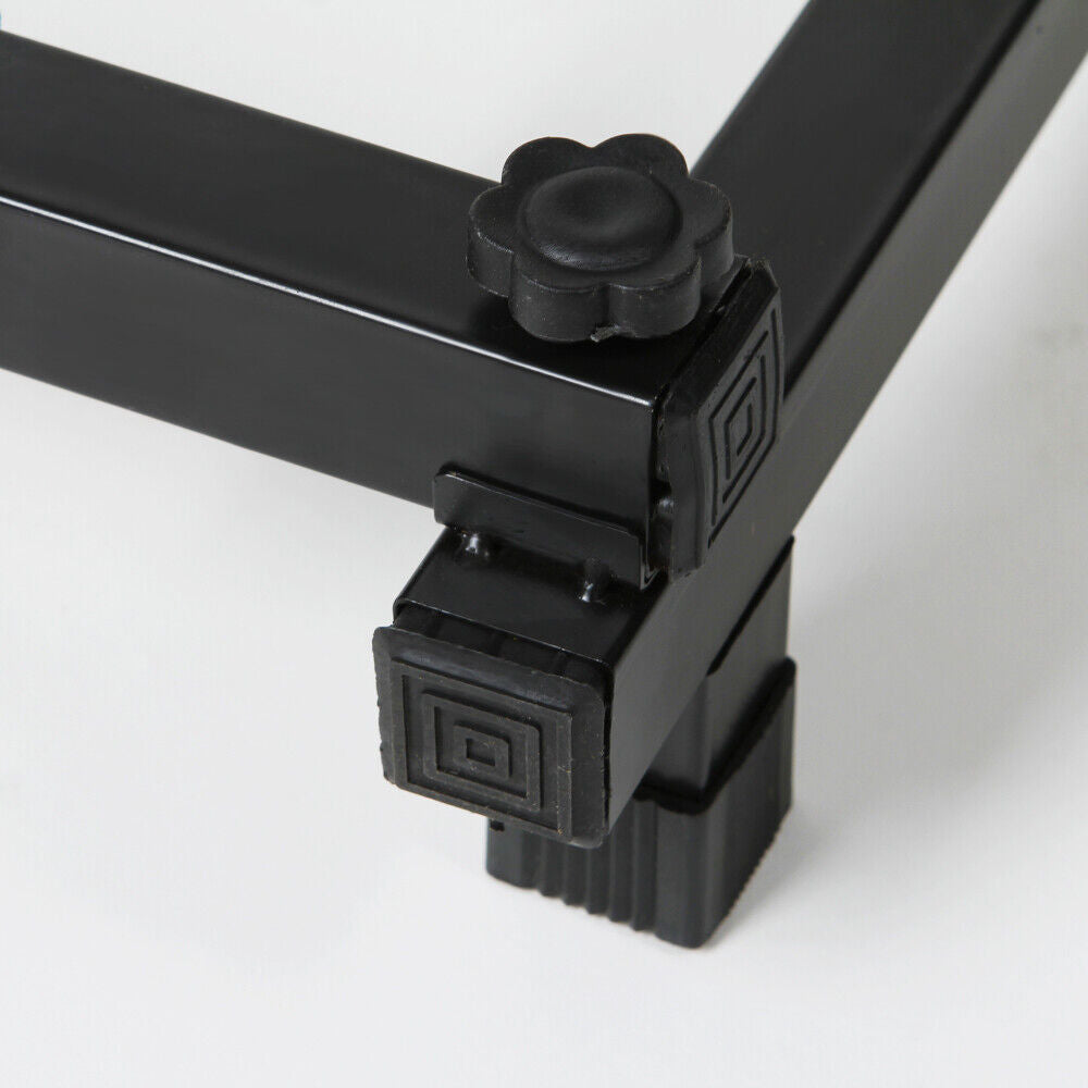 Black Folding Multi Guitar Rack Stand Padded Electric Acoustic Bass Holder New