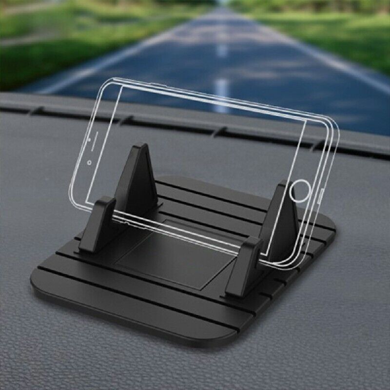 Car Dashboard Non-slip Mat Rubber Mount Holder Pad Mobile Phone Stand Accessory