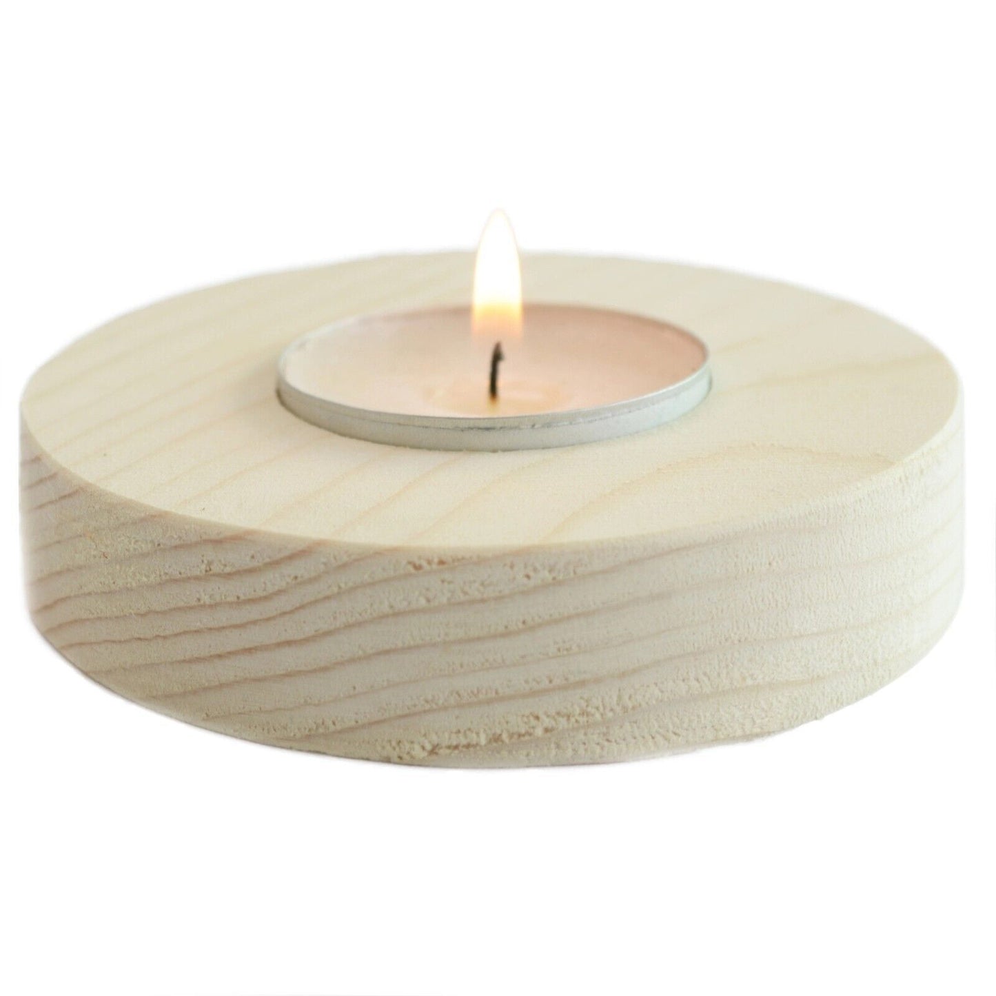 4  Wood Tea Light Candle Holder Table Center Piece Christmas Wedding Decorative