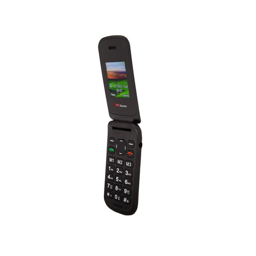 TTfone Flip TT140 Mobile Phone Camera Bluetooth Cheapest Folding Easy Phone