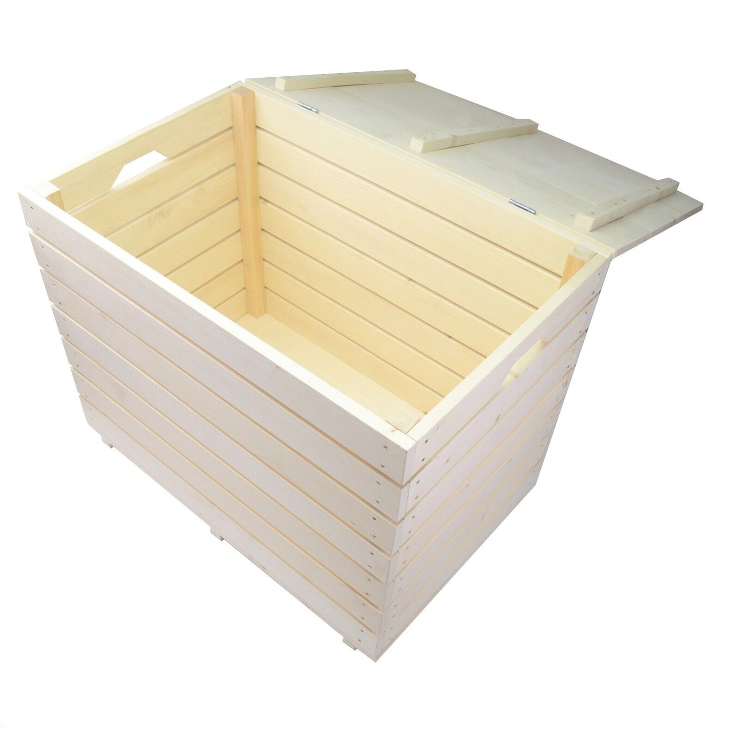 Extra Large Chest Pine Wood Storage Wooden Souvenirs Box with Lid Decoupage
