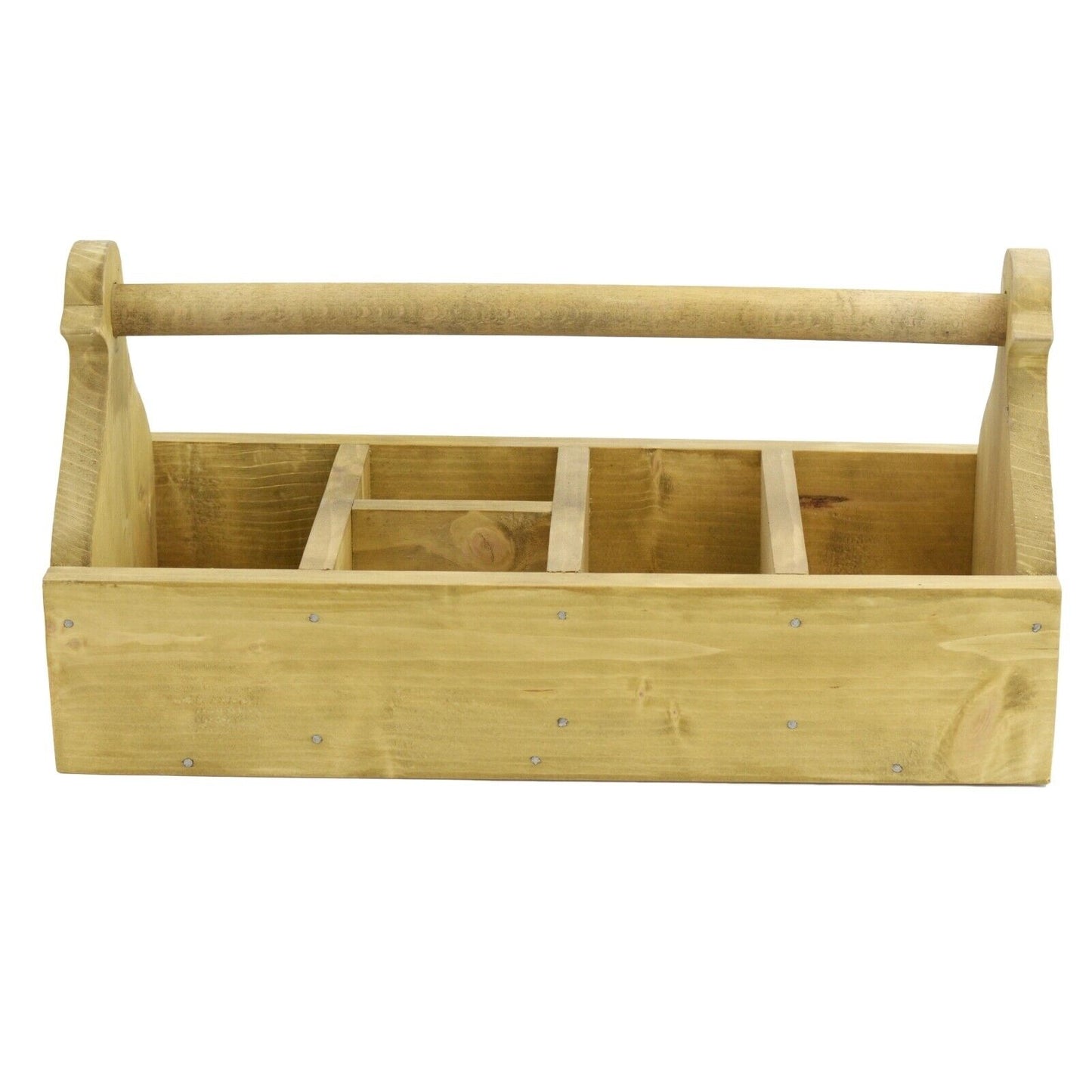 Handmade Wooden Caddy Carrier For Fresh Eggs Bottles T Bags Multipurpose Rustic