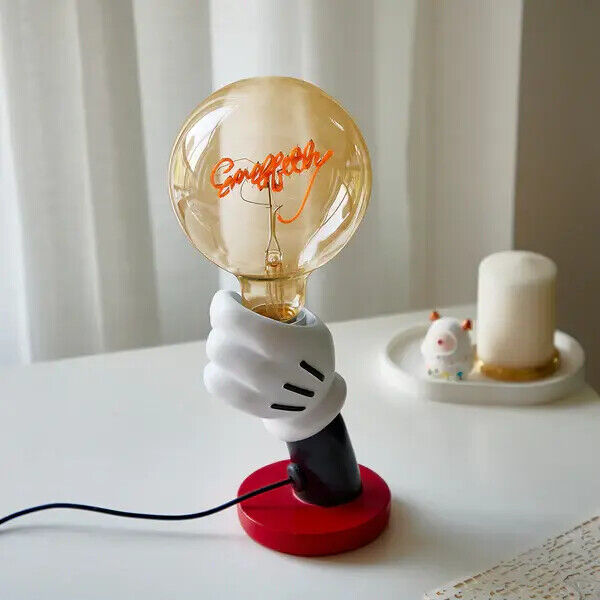 Personalised Filament Modeling LED Bulb Table Lamp Decorative Gift Custom Text