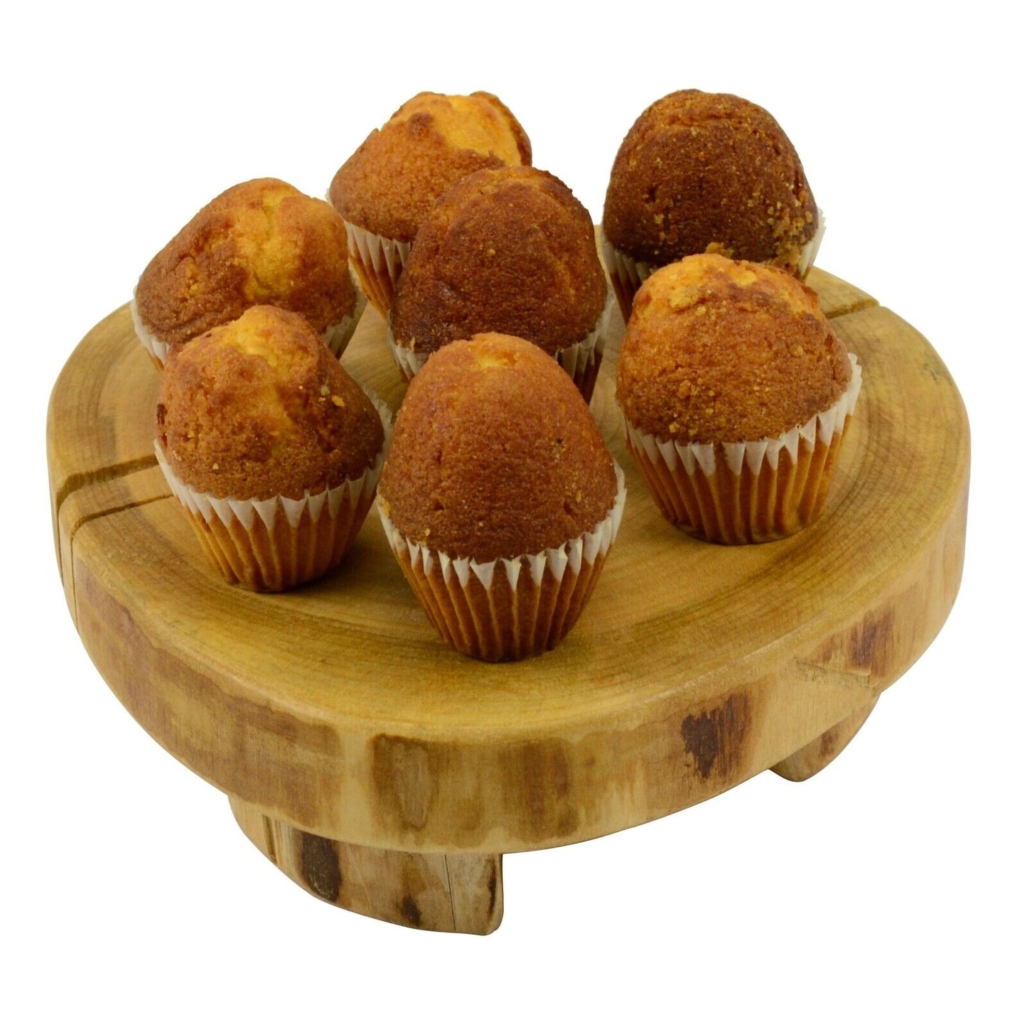 Handcrafted Natural Cake stand Wooden Slice Fruit Cupcake platform Cake Display