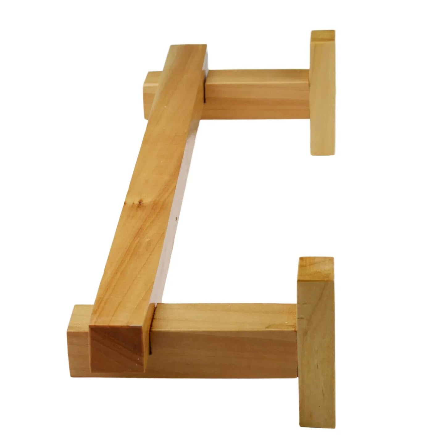 Eco Friendly Towel Rail Holder Hook Bathroom Kitchen Handmade Natural Wood