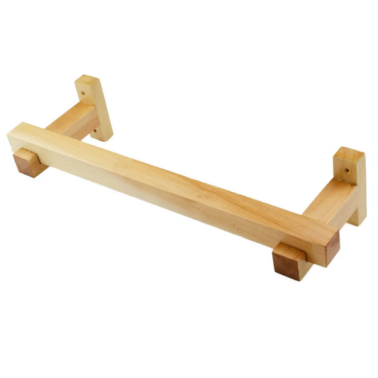 Eco Friendly Towel Rail Holder Hook Bathroom Kitchen Handmade Natural Wood