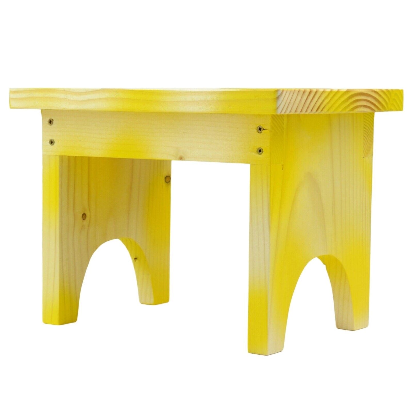 Kids Colourful Solid Wood Wooden Eco Friendly Stool Child Toddler Children