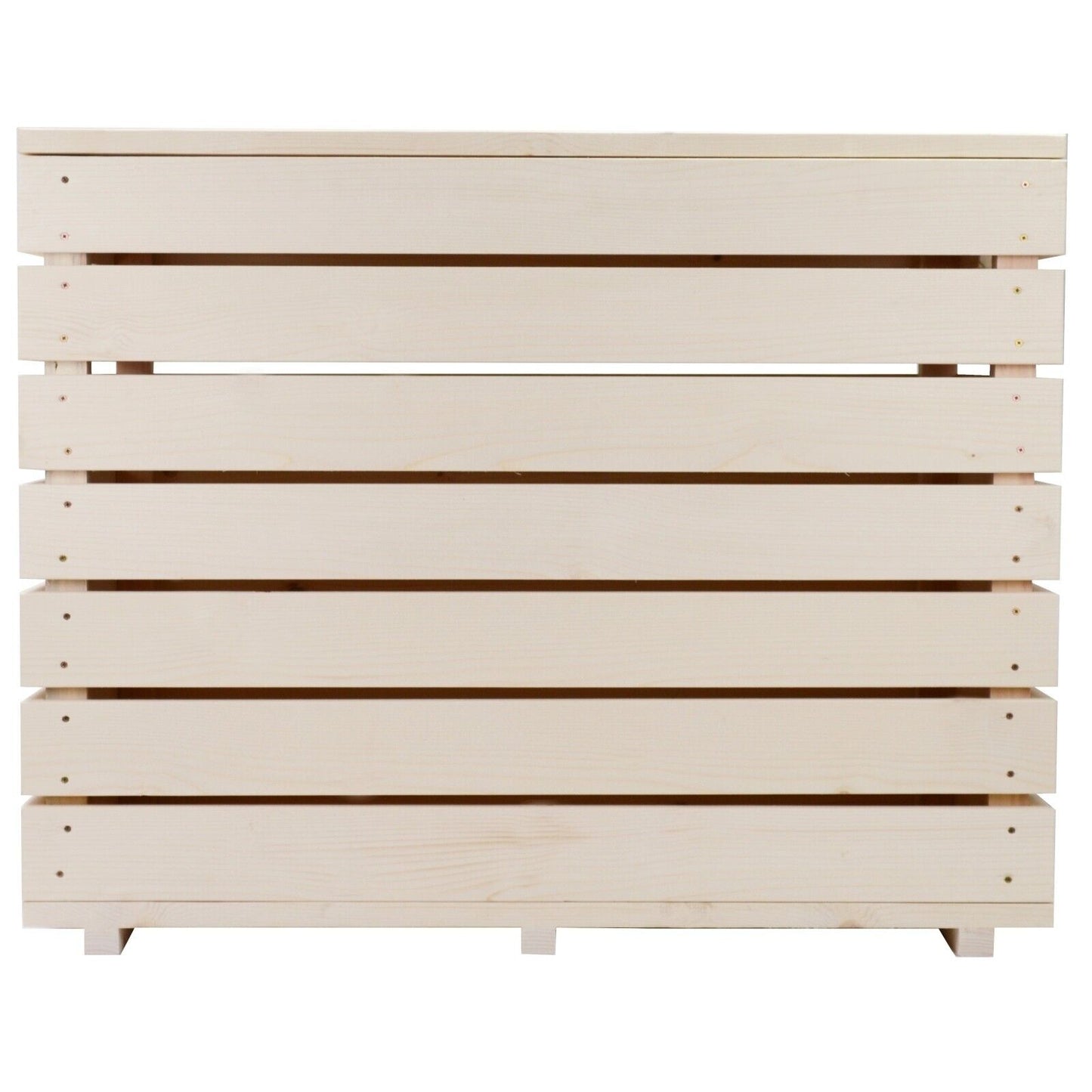 Extra Large Chest Pine Wood Storage Wooden Souvenirs Box with Lid Decoupage