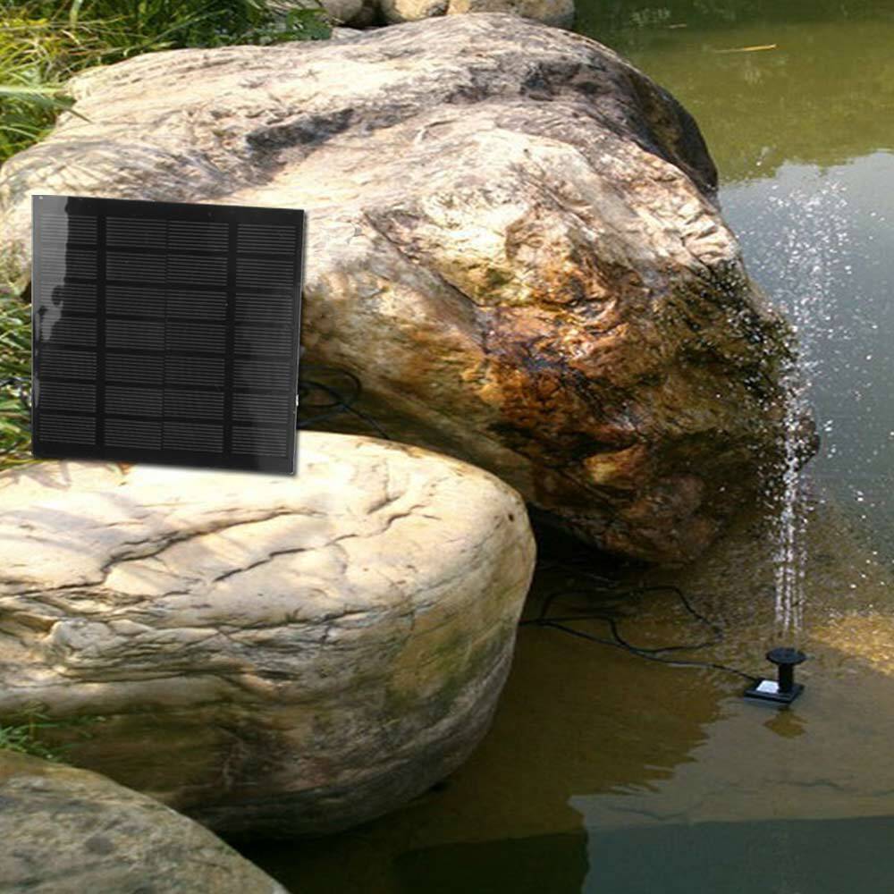 5W 400L/H Solar Panel Powered Water Pump Garden Pool Pond Fish Aquarium Fountain