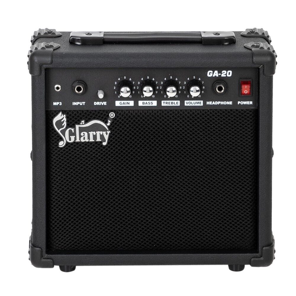 Glarry Electric Bass Guitar Amplifier 20Watt Bass Combo Amp Speaker