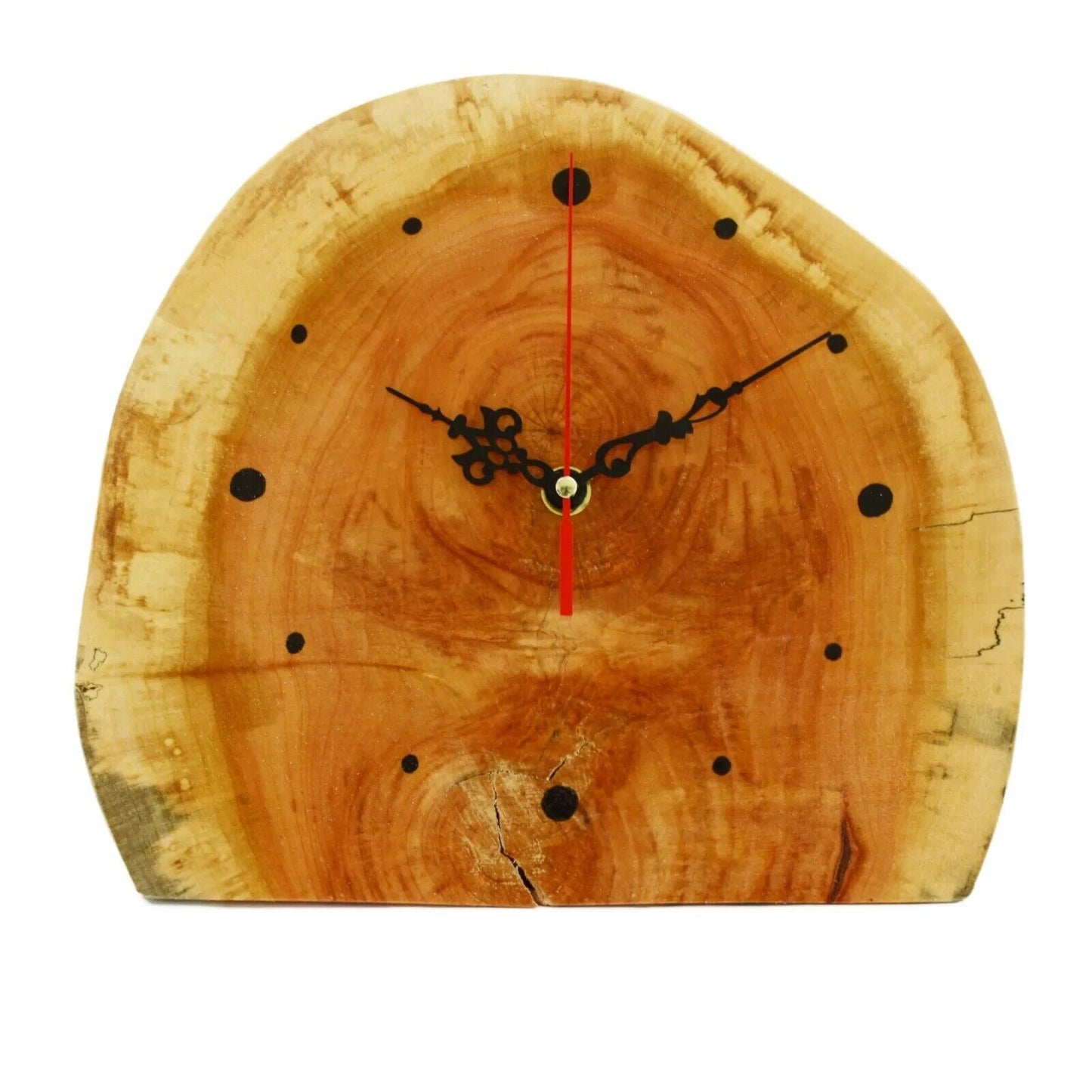 Unique Wall Clock Handmade Wooden Rustic Shabby Unusual Decor Home Clocks Gift