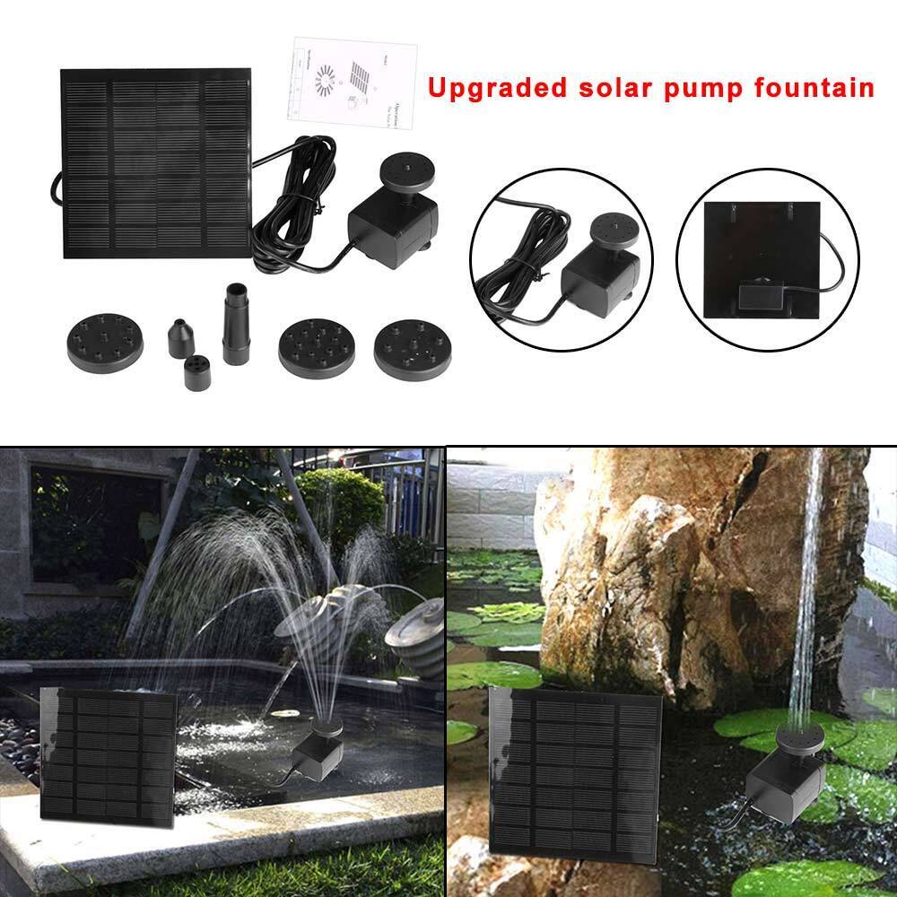 5W 400L/H Solar Panel Powered Water Pump Garden Pool Pond Fish Aquarium Fountain